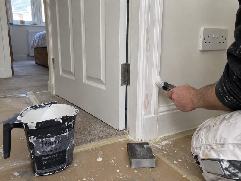 Door Painting project — Mansfield, Nottinghamshire